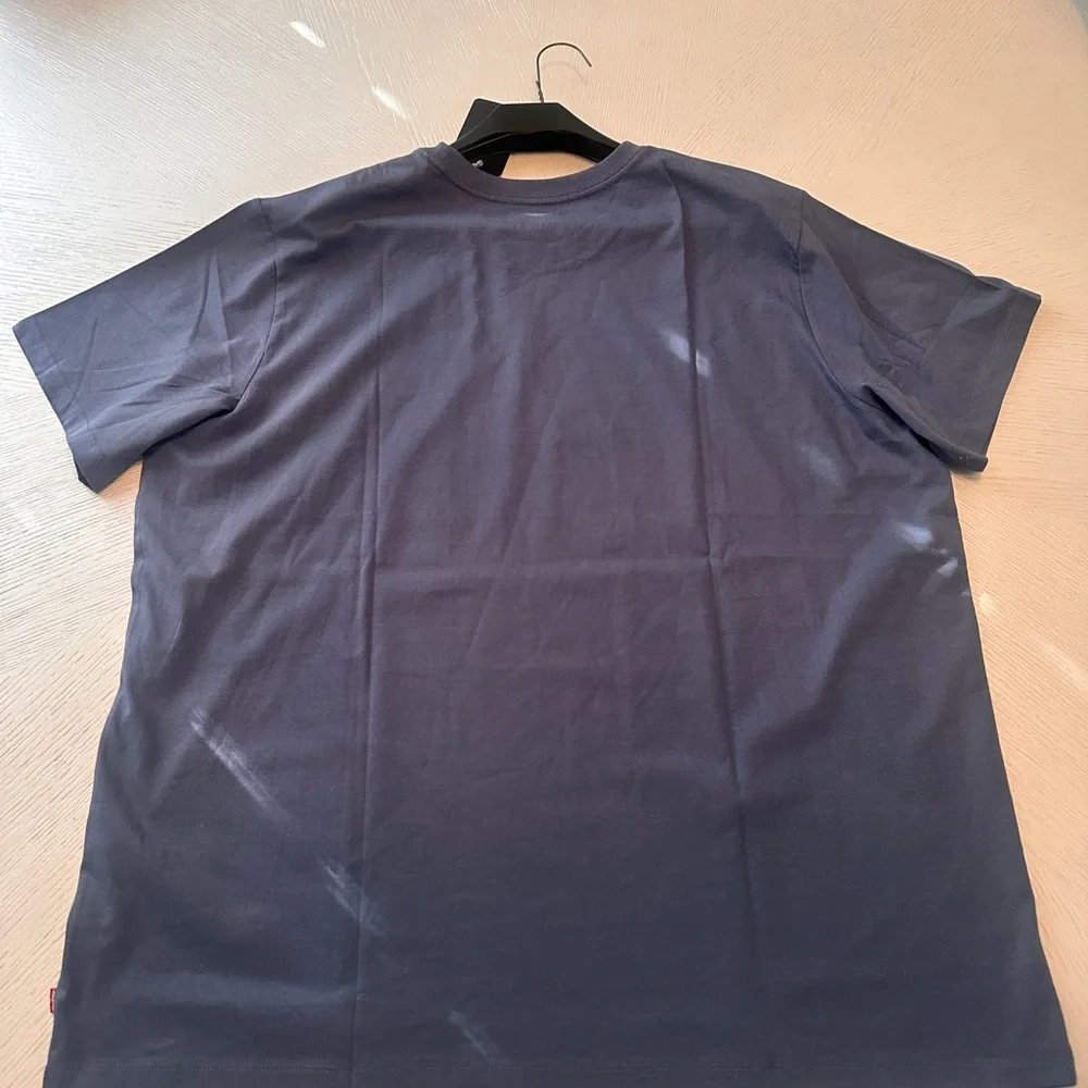 Levi’s Batwing Logo Graphic T-Shirt XXL Blue Green Short Sleeve NWT